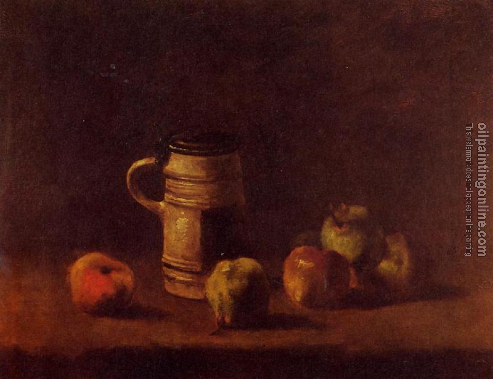 Gogh, Vincent van - Still Life with Beer Mug and Fruit